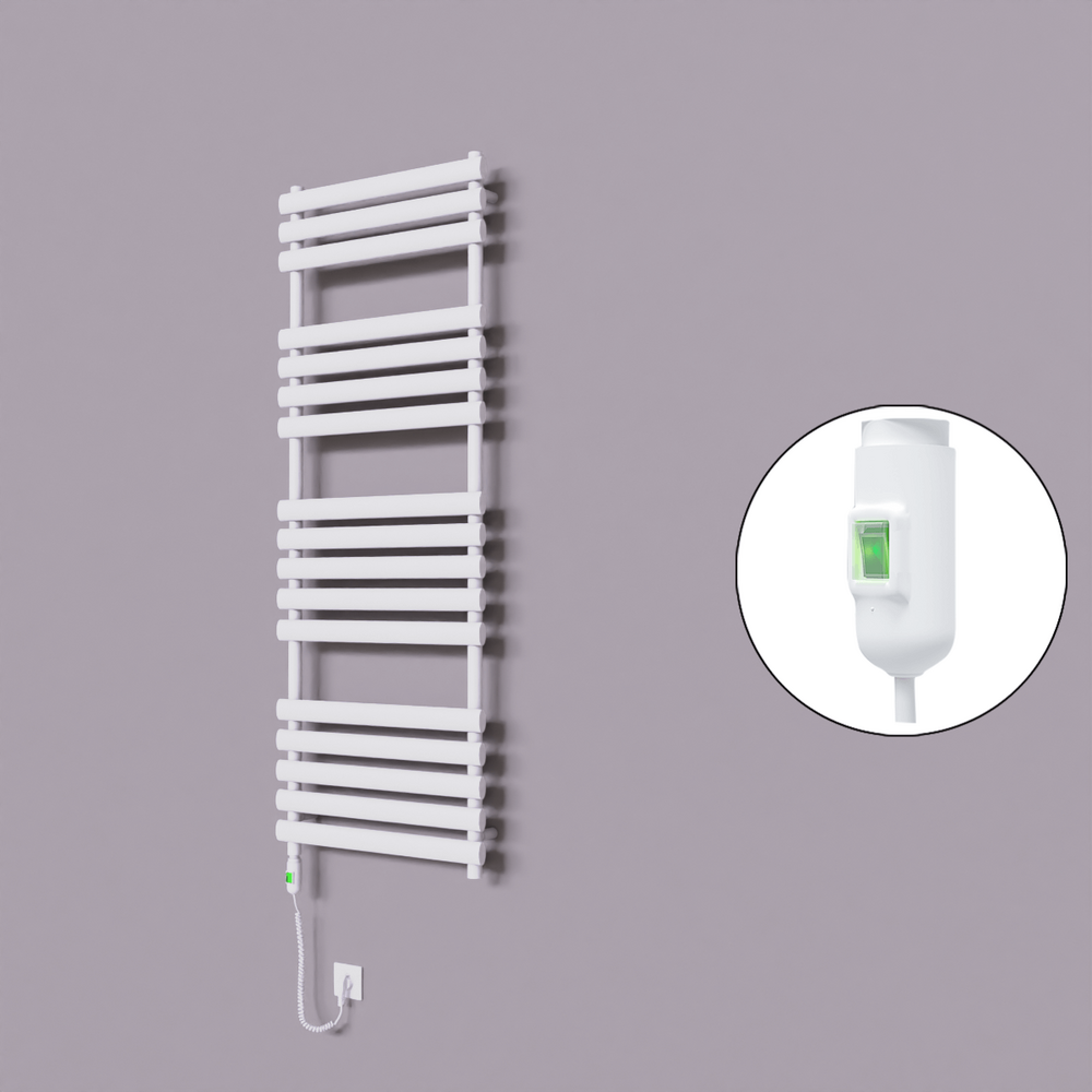 Volga Dekoratif Elektrikli Havlupan 600x1600 Beyaz (On/Off Düğmeli) 900W - 1