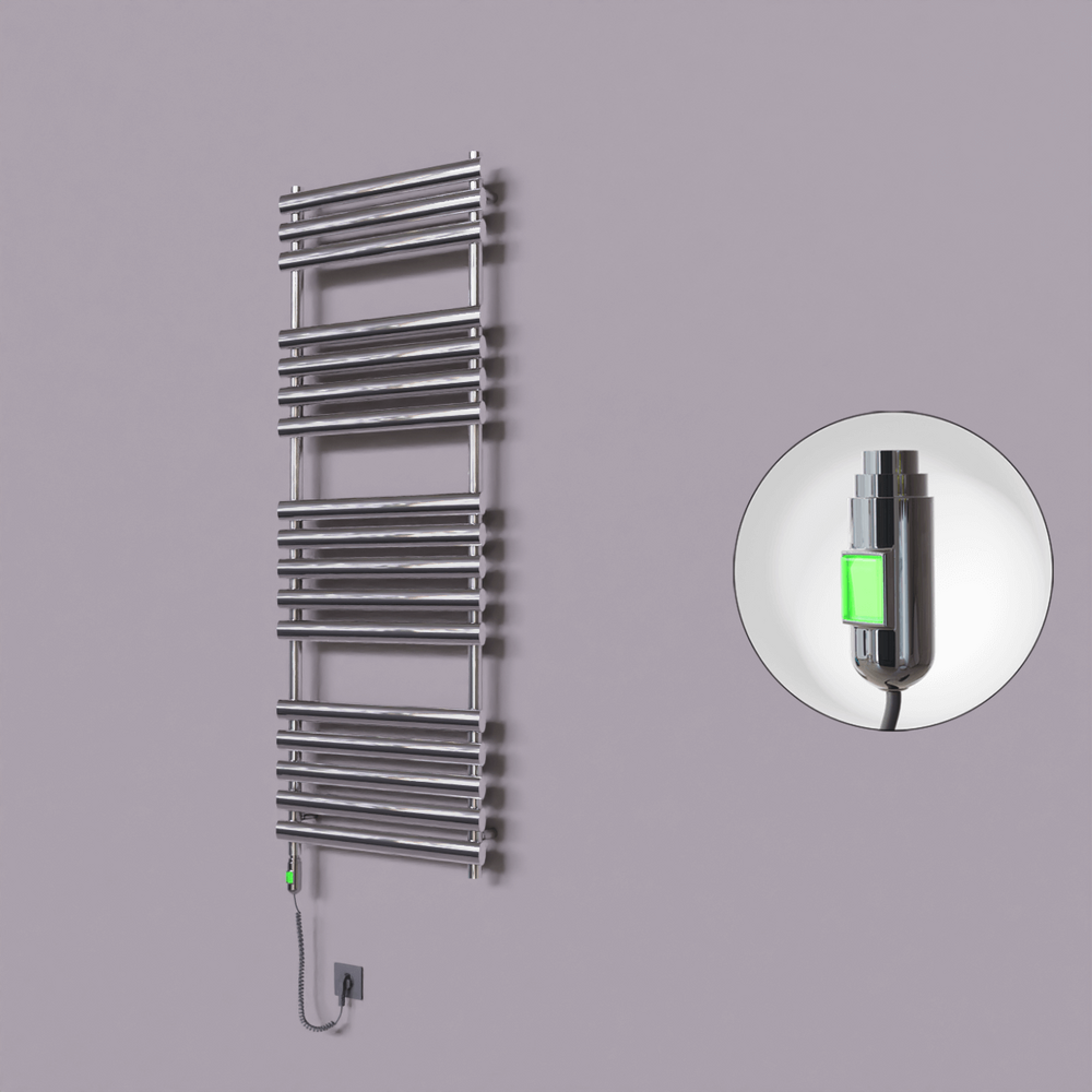 Volga Dekoratif Elektrikli Havlupan 600x1600 Krom (On/Off Düğmeli) 600W - 1