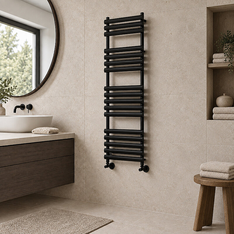 Volga Dekoratif Havlupan 500x1600 Siyah 