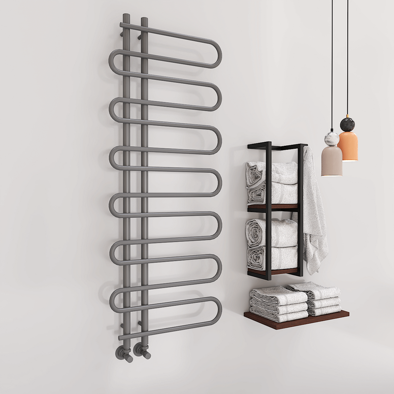 Zante Decorative Towel Rail 600x1400 Anthracite