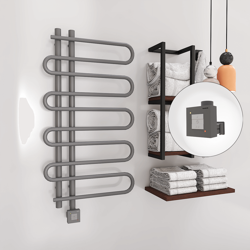 Zante Electric Towel Warmer 500x1000 Anthracite Ktx1 300 W
