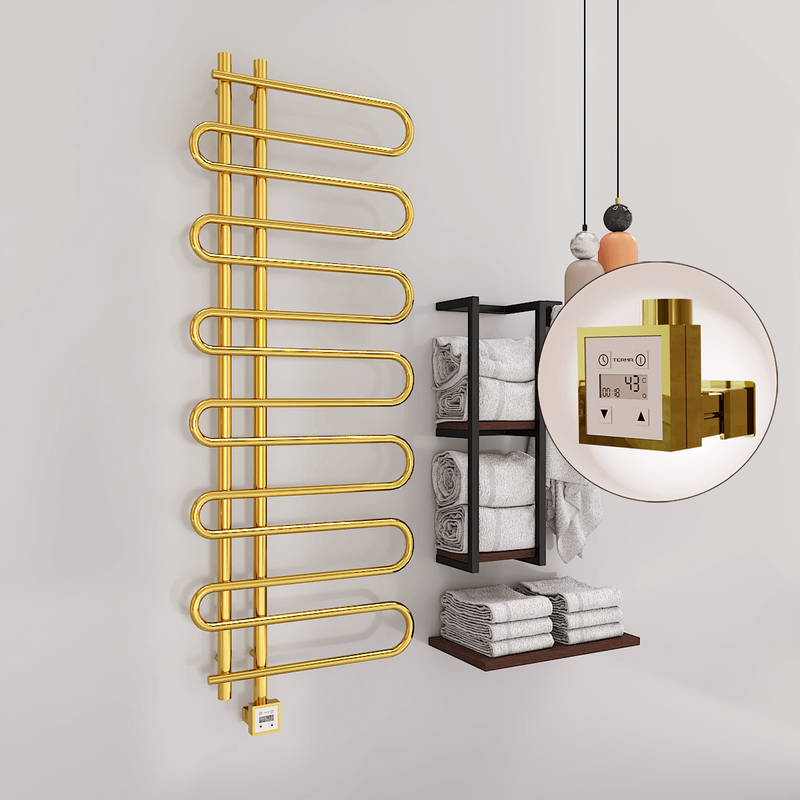 Zante Electric Towel Warmer 600x1400 Gold Ktx3 300 W