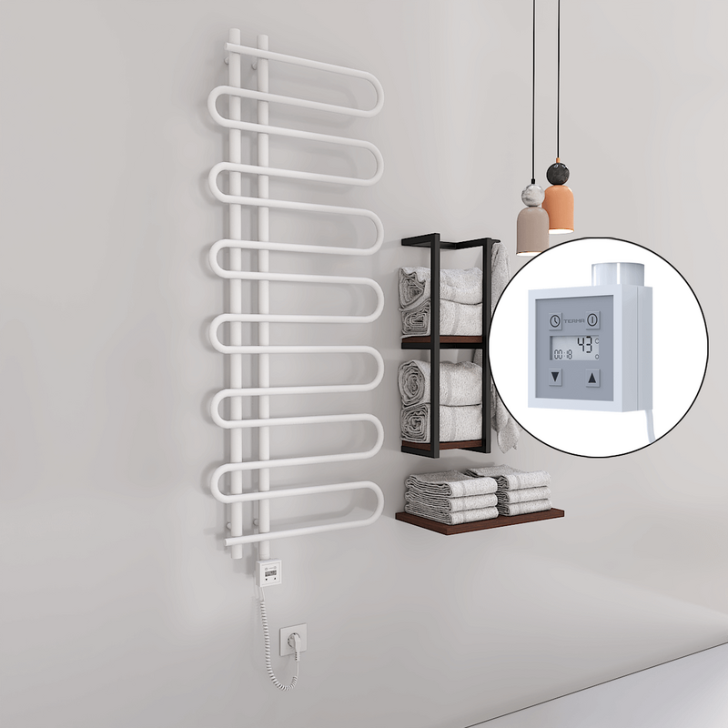 Zante Elektrikli Havlupan 600x1400 Beyaz (KTX3 Termostat) 600W Spiral Kablolu