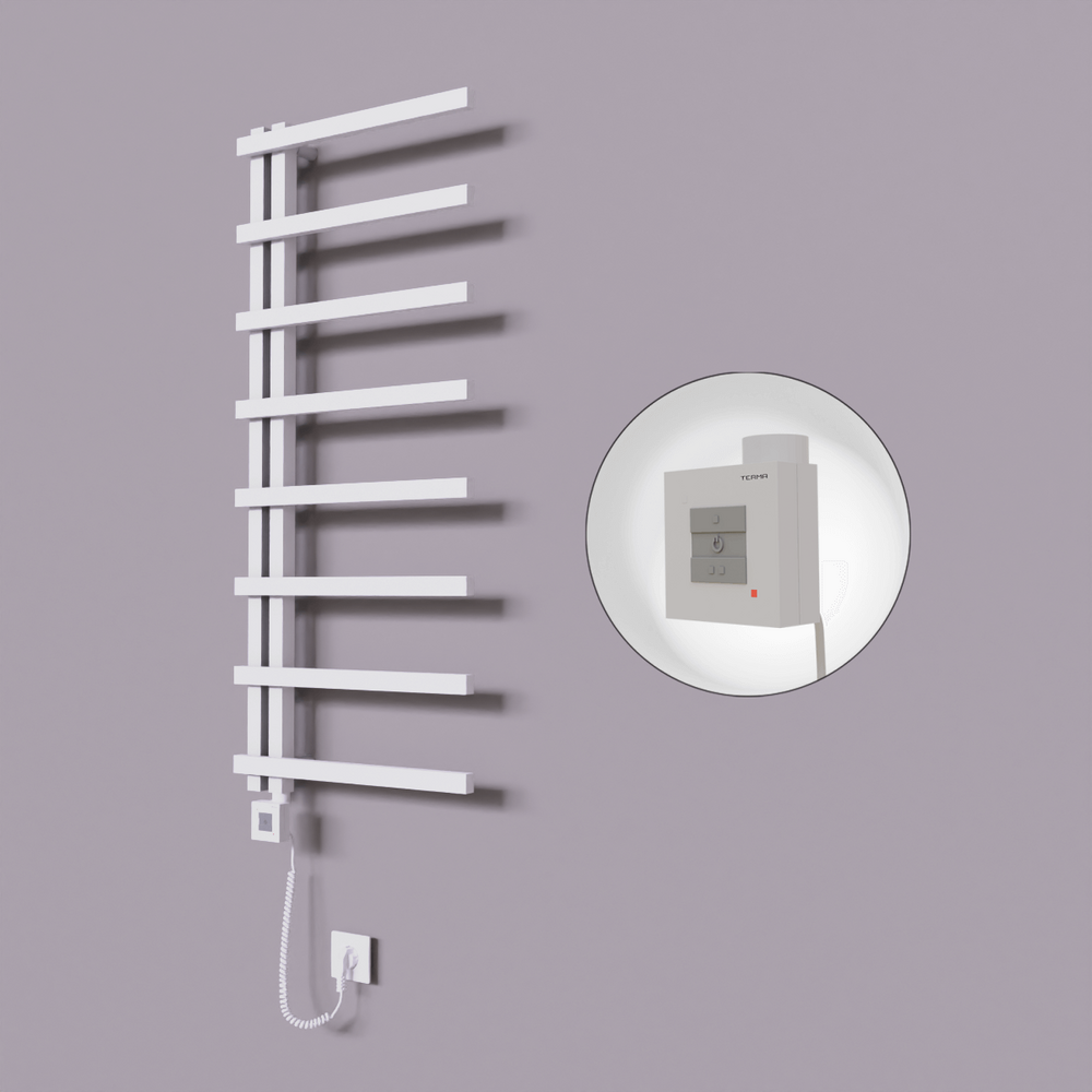 Zap Dekoratif Elektrikli Havlupan 500x1800 Beyaz (KTX1 Termostat) 600W Spiral Kablolu - 1