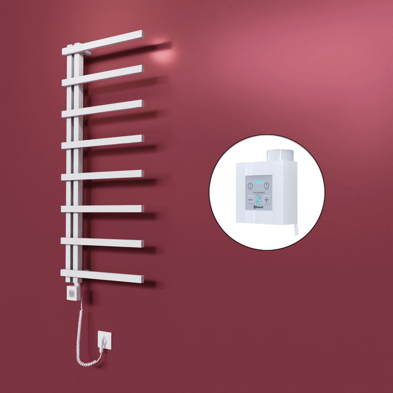 Zap Dekoratif Elektrikli Havlupan 500x1800 Beyaz (KTX4 Termostat) 600W Spiral Kablolu 