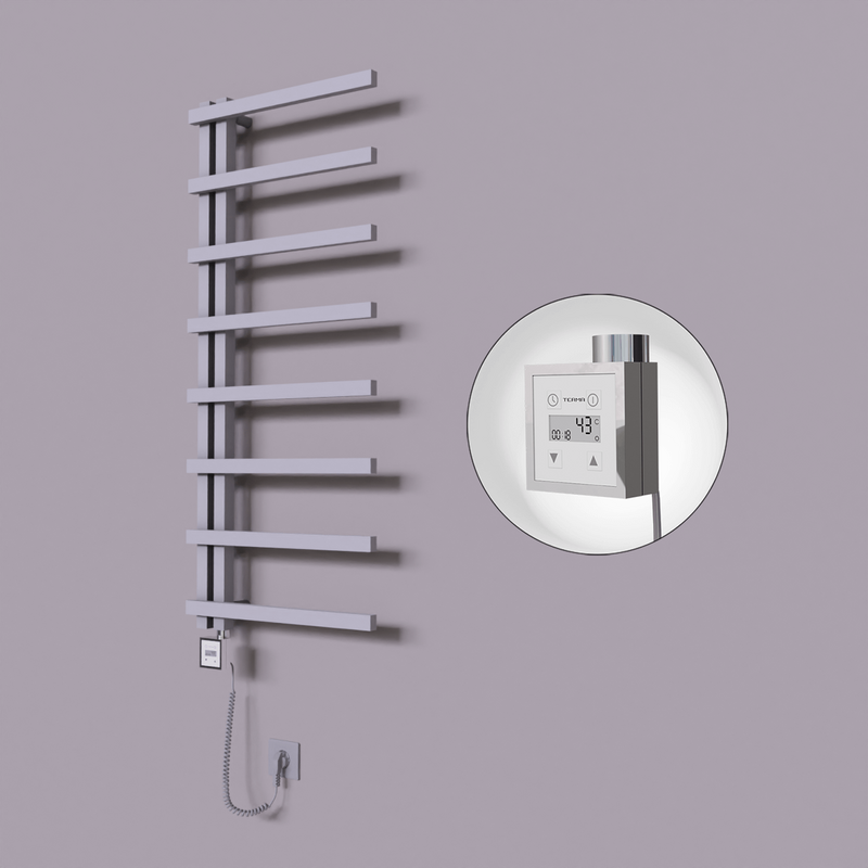 Zap Dekoratif Elektrikli Havlupan 500x1800 Gri (KTX3 Termostat) 600W Spiral Kablolu 