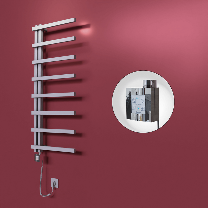 Zap Dekoratif Elektrikli Havlupan 500x1800 Gri (KTX4 Termostat) 600W Spiral Kablolu 