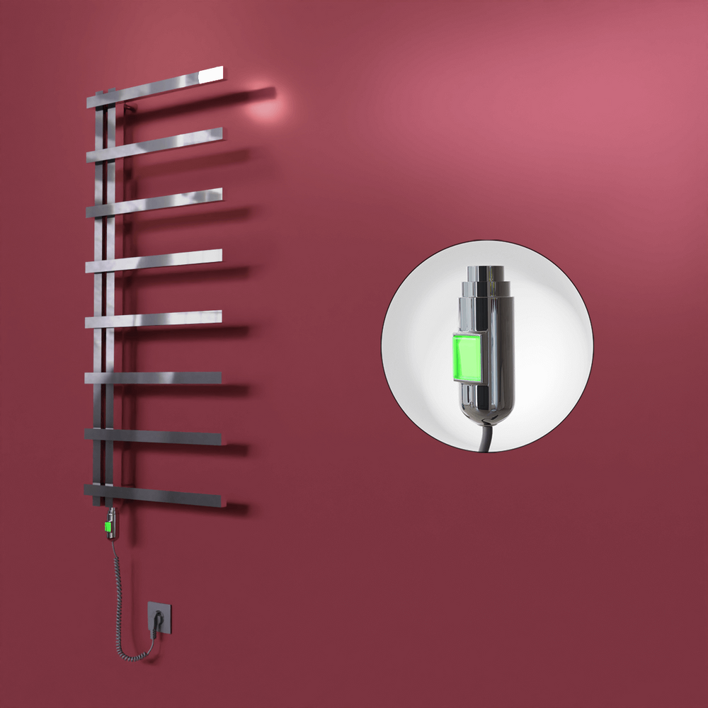 Zap Dekoratif Elektrikli Havlupan 500x1800 Krom (On/Off Düğmeli) 300W - 1