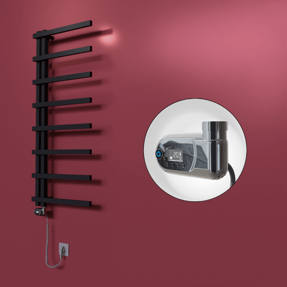 Zap Dekoratif Elektrikli Havlupan 500x1800 Siyah (Thesis Termostat) 600W - 1