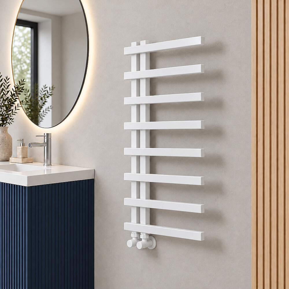 Zap Sèche-serviettes Décoratif 500x1150 Blanc - 1