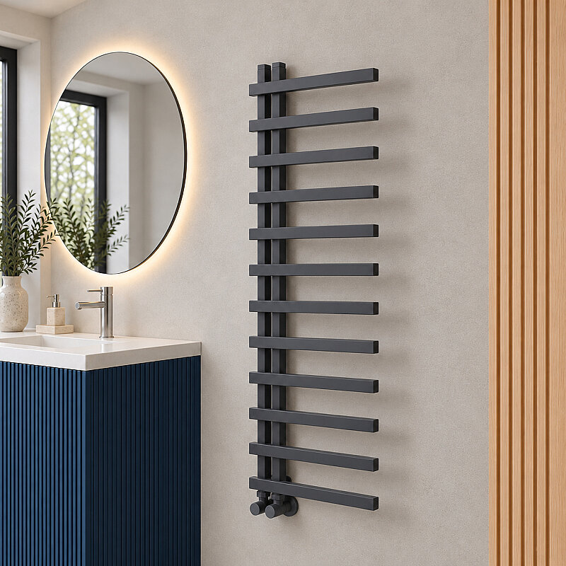 Zap Sèche-serviettes Décoratif 500x1800 Anthracite Foncé